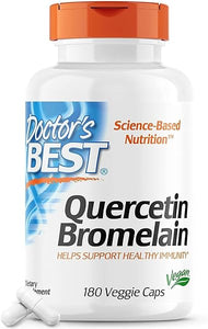 Quercetin Bromelain, Immunity Support Capsule, Heart, Joint & Healthy Respiratory System, Non-GMO, Vegan, Gluten Free, Soy Free,180 VC in Pakistan