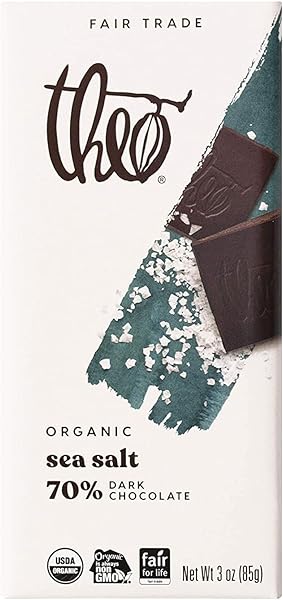 Chocolate Sea Salt Organic Dark Chocolate Bar in Pakistan