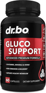 Gluco Support Supplement Capsules - Boost Metabolism Supplements, Vitamin Herbal Formula Pill - Ultra Balance Optimizer Vitamins, Chromium, Cinnamon, Bitter Melon Leaf, Gymnema, Vanadium - 60 Pills in Pakistan