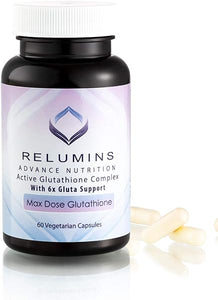 Relumins Advance White Active Glutathione Complex -Oral Lightening Formula Capsules with 6X Boosters- Brightens, Repairs & Rejuvenates Skin 60 Capsules in Pakistan