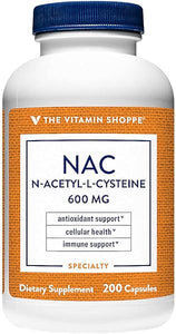 NAC N-Acetyl-L-Cysteine - Promotes Cellucor Health, Immune & Antioxidant Support - 600 MG (200 Capsules) in Pakistan