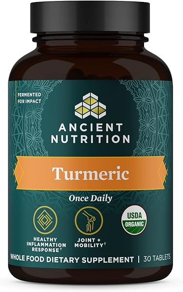 Turmeric Capsules by Ancient Nutrition, Once  in Pakistan