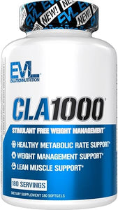 Conjugated Linoleic Acid CLA Pills - CLA 1000mg Diet Pills to Support Weight Loss Fat Burning Lean Muscle and Faster Metabolism - Stimulant-Free CLA 1000mg Safflower Based Fat Loss Support Pills - 180 in Pakistan