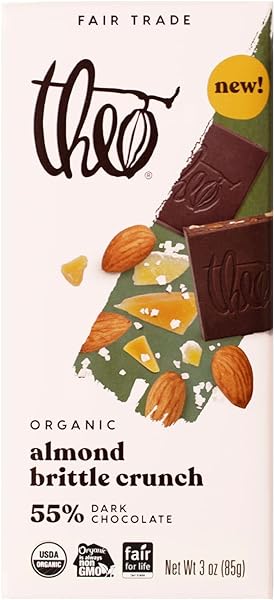 Chocolate Almond Brittle Crunch Organic Dark  in Pakistan