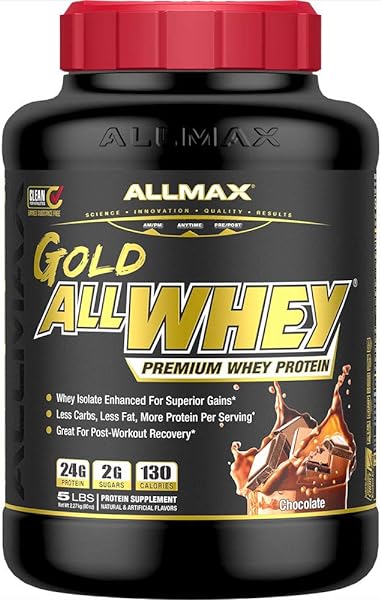 AllWhey Classic Whey Protein, Gluten Free, 24g Protein per Scoop, Approx. 49 Servings, Chocolate, 5 lbs in Pakistan in Pakistan