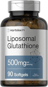Liposomal Glutathione Softgels 500mg | 90 Count | Non-GMO & Gluten Free Supplement | by Horbaach in Pakistan