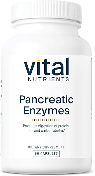 Pancreatic Enzymes 1000mg (Full Strength) | Pancreatin Digestion Supplement with Protease, Amylase & Lipase | Digestive Enzymes | Gluten, Dairy, and Soy Free | 90 Capsules in Pakistan