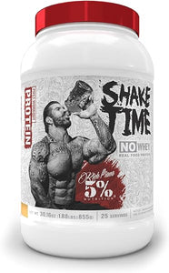 5% Nutrition Rich Piana Shake Time | No-Whey 26G Animal Based Protein Drink | Grass-Fed Beef, Chicken, Whole Egg | No Sugar, Dairy, or Soy | (Peanut Butter) in Pakistan