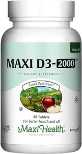Kosher Vitamin D3 2000IU - Highly Absorbable Vitamin D Supplements for Healthy Immune Response, Calcium Absorption, Teeth & Bone Health - VIT D3 Vitamin 2000 IU - Vitamin D 3 - VIT D 3-90 Tablets in Pakistan