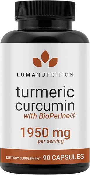 Turmeric Curcumin with Black Pepper - 95% Curcuminoids - 1950mg Per Serving - Premium Turmeric Supplement - with BioPerine for Max Absorption - Made in USA - 90 Capsules in Pakistan in Pakistan