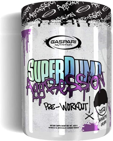SuperPump Aggression Pre-Workout: Energy, Focus, Endurance, Recovery, Creatine and Caffeine, 25 Servings (Gangsta Grape) in Pakistan