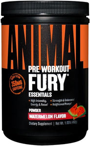 Fury Pre Workout Powder Supplement for Energy and Focus 5g BCAA 350mg Caffeine Nitric Oxide Without Creatine Powerful Stimulant for Bodybuilders, Watermelon, Watermelon, 16.96 Ounce in Pakistan