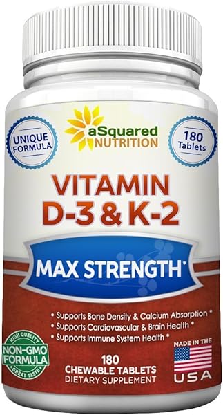 aSquared Nutrition Vitamin D3 with K2 Supplem in Pakistan