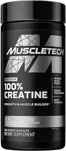 Platinum 100% Creatine Pills | Creatine Monohydrate Pill| | Muscle Recovery + Builder for Men & Women | Workout Supplements | 100 Count in Pakistan
