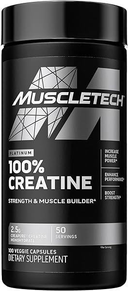 Platinum 100% Creatine Pills | Creatine Monohydrate Pill| | Muscle Recovery + Builder for Men & Women | Workout Supplements | 100 Count in Pakistan in Pakistan