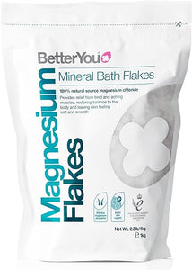 Magnesium Mineral Bath Flakes - Mineral Bath Salts with Magnesium Chloride - Foot Bath or Body Bath Soak - Safe On Sensitive Skin - 2.3 lb in Pakistan
