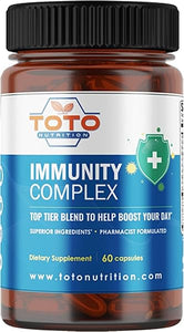 Immunity Support Booster with Vitamin C, D, Elderberry, Echinacea, Zinc, Quercetin, Curcumin, Ginger, B Vitamins Supplement, Vegan, Gluten Free, No Gelatin in Pakistan