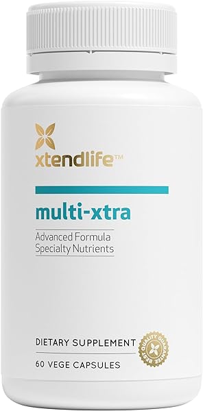 Xtend-Life, Multi-Xtra, Advanced Multivitamin & Mineral Supplement for Women, Men, Children - 42 Bioavailable Vitamins, Minerals, Antioxidants & Herbs for Heart, Energy, Immune Support, 60 Tablets in Pakistan in Pakistan