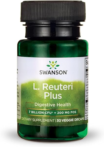 L. Reuteri Probiotic Plus w/L. Rhamnosus L. Acidophilus & FOS Prebiotic Digestive Support - Promotes Gut Health w/ 7 Billion CFU per Capsule - (30 Veggie Capsules) in Pakistan