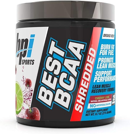 Best BCAA Shredded - Caffeine-Free Thermogenic Recovery Formula - BCAA Powder - Lean Muscle Building - Accelerated Recovery - Weight Loss - Hydration - Cherry Lime - 25 Servings - 9.7 oz. in Pakistan