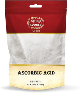 Spicy World Ascorbic Acid Vitamin C Powder 1 LB - Dietary Supplement, Pure VIT C Powder USP in Pakistan