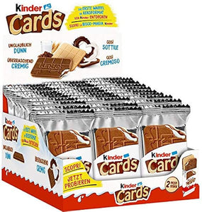 kinder cards chocolate wafers (30 pack of 2) in Pakistan
