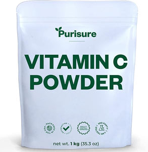 Vitamin C Powder, 1 kg, Pure Vitamin C Ascorbic Acid Powder, 100% Vitamin C Supplement for Skin, Cartilage, Bone, L Ascorbic Acid Powder, 1000 Servings, 1g (1000mg) of Vitamin C per Serving in Pakistan