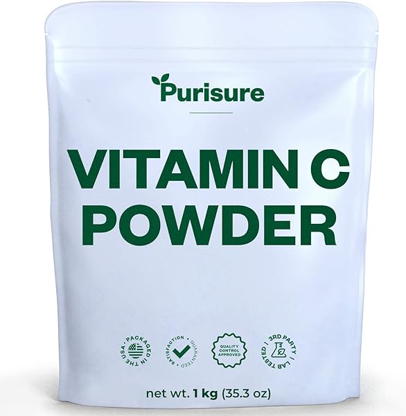 Vitamin C Powder, 1 kg, Pure Vitamin C Ascorbic Acid Powder, 100% Vitamin C Supplement for Skin, Cartilage, Bone, L Ascorbic Acid Powder, 1000 Servings, 1g (1000mg) of Vitamin C per Serving in Pakistan in Pakistan