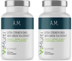 AM Extra-Strength DHEA Supplement for Men & Women – Boost Energy, Mood & Vitality, 60 ct. (2-Pack) in Pakistan