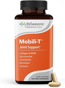 Mobili-T - Joint Support Supplement - Glucosamine Chondroitin MSM Collagen Bromelain & Turmeric - Reduce Inflammation & Aches - Increase Range of Motion & Mobility - 120 Capsules in Pakistan