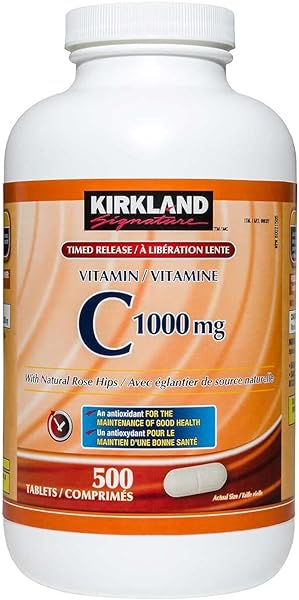 Kirkland Signature Vitamin C, 1000mg, 500 Tab in Pakistan