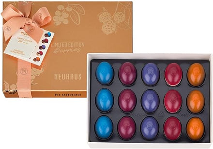 Neuhaus Belgian Chocolate 2024 Limited Edition Easter Eggs Berries – 15 Eggs in Milk, White and Dark Chocolate – 5 Limited Edition Flavors – Gourmet Easter Chocolate Gift in Pakistan