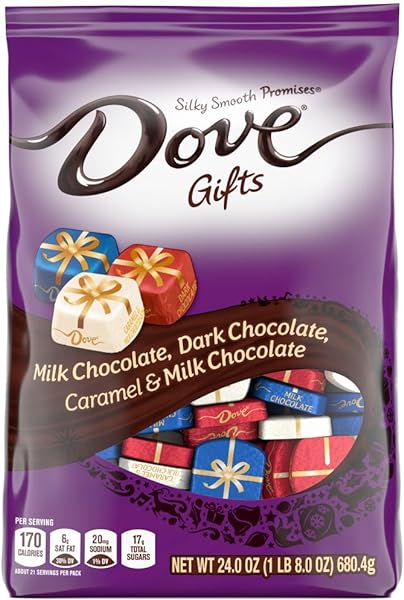 PROMISES Christmas Stocking Stuffer Milk, Dark & Caramel Chocolate Candy, 24 oz Bag in Pakistan in Pakistan