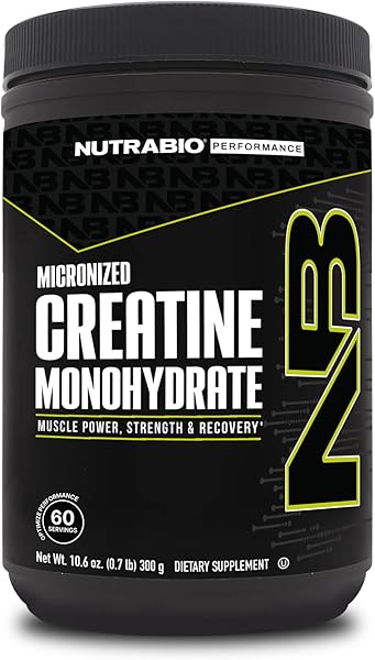 NutraBio Creatine Monohydrate Supplement, Unflavored, (300 g) - Supports Muscle Energy, Recovery, and Strength - HPLC Tested Pure Grade Creatine Supplement in Pakistan