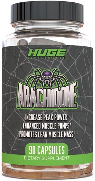 Arachidone, Arachidonic Acid Supplement, Promotes Lean Mass & Increased Strength, Highest Dosed with 1500mg Per Serving, 90 Capsules in Pakistan