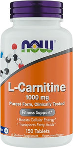 Supplements L-Carnitine 1000mg - 150 Tablets Value Size, Supports Lean Muscle Growth, Carnipure, Non-GMO, Kosher, Ideal for Vegans, Athletes, and Energy Support in Pakistan