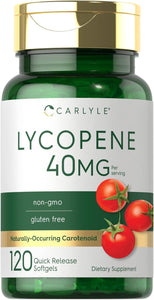 Carlyle Lycopene 40mg | 120 Softgels | Naturally-Occurring Carotenoid | Non-GMO & Gluten Free Supplement