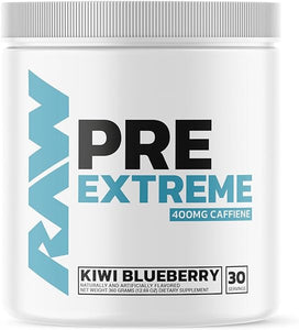 Preworkout Extreme | High Stimulant Preworkout Powder Drink, Extreme Energy, Focus and Endurance Booster | Explosive Strength and Pump During Workout for Max Gains | Kiwi Blueberry (30 Servings) in Pakistan