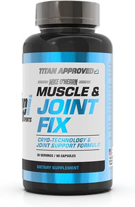 Muscle & Joint Fix - Mike O’Hearn Titan Series - Muscle Recovery & Healthy Joint Support Supplement - All-Natural Turmeric, White Peony & Collagen Capsules for Men & Women | 90 Capsules in Pakistan