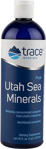 Trace Minerals | Pure Utah Sea Minerals Dietary Supplement | Naturally Concentrated Inland Seawater | Sport Electrolyte Replacement Drink | Nutritional Seasoning | Salt Alternative | 16 fl oz in Pakistan