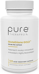 S-Acetyl Glutathione GOLD - 120 DRcaps "Acid-Resistant" | 100mg Per Capsule | Patented Acetylated Form of Glutathione (Emothion®) | 2-4 Month Supply | ZERO Fillers/ Flow Agents | Pharmaceutical Grade in Pakistan