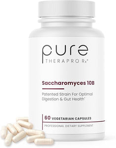 Saccharomyces 10B - Saccharomyces Boulardii, 10 Billion CFU Per Serving, Patented Strain: Lynside CNCM I-3799, Probiotic Capsules, Probiotics for Men and Women - 60 Count in Pakistan