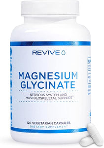 Pure Magnesium Glycinate Capsules 200mg by Revive MD - High Absorption Supplement for Relaxation & Stress Relief - Organic Memory & Sleep Support Pills for Strong Bones, Normal Nerve & Muscle Function in Pakistan