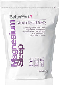 Magnesium Sleep Mineral Bath Flakes - Mineral Bath Salts for Muscle Relaxation - Soothing Sore Muscle Soak - Natural Vegan Formula - 2.3 lb in Pakistan