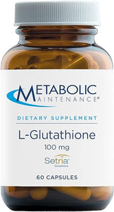 Metabolic Maintenance L-Glutathione 100 Milligrams - Antioxidant, Immune + Detoxification Support (60 Capsules) in Pakistan