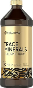 Carlyle Trace Mineral Drops | 16 fl oz | Full Spectrum Minerals Supplement | Vegetarian, Non-GMO and Gluten Free Liquid | by Vital Trace in Pakistan