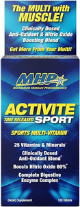 MHP Activite Sport Multi Vitamin, 25 Vitamins and Minerals, Nitric Oxide Booster, Digestive Enzymes, Antioxidants, 120 Tablets in Pakistan