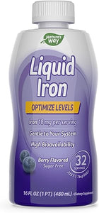 Liquid Iron, Provides Daily Value of Iron, Sugar Free, Berry Flavored, 16 Fl. Oz. in Pakistan