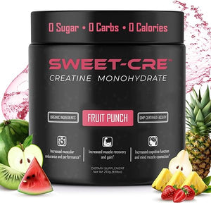 Creatine Monohydrate – 5g Creatine Monohydrate Powder – Advanced Creatine for Women and Men – Bulk Supplements Creatine with Organic Ingredients – Delicious Fruit Punch Flavor – 9.8oz in Pakistan