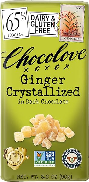 Chocolove Ginger Crystallized in Dark Chocola in Pakistan